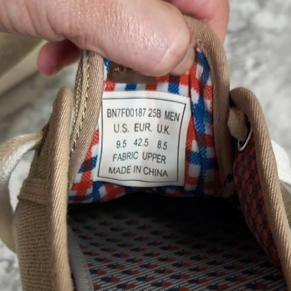 Ben Sherman Khaki Canvas Sneakers - Picture 11 of 11